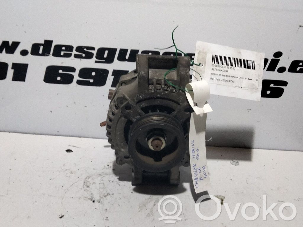 Chrysler Sebring (ST-22 - JR) Ģenerators 