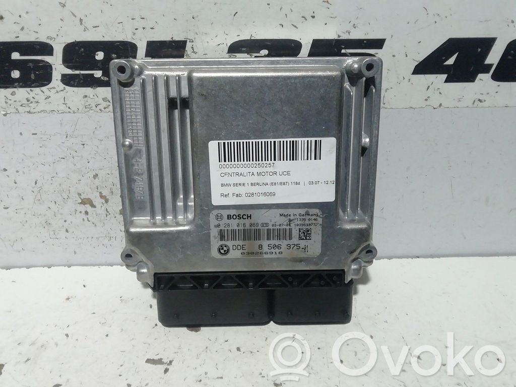 Unidad de control/módulo del motor   0281016069,850637501