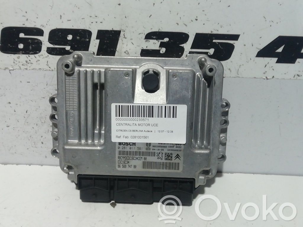 Engine control unit/module   0281001561,9656974780