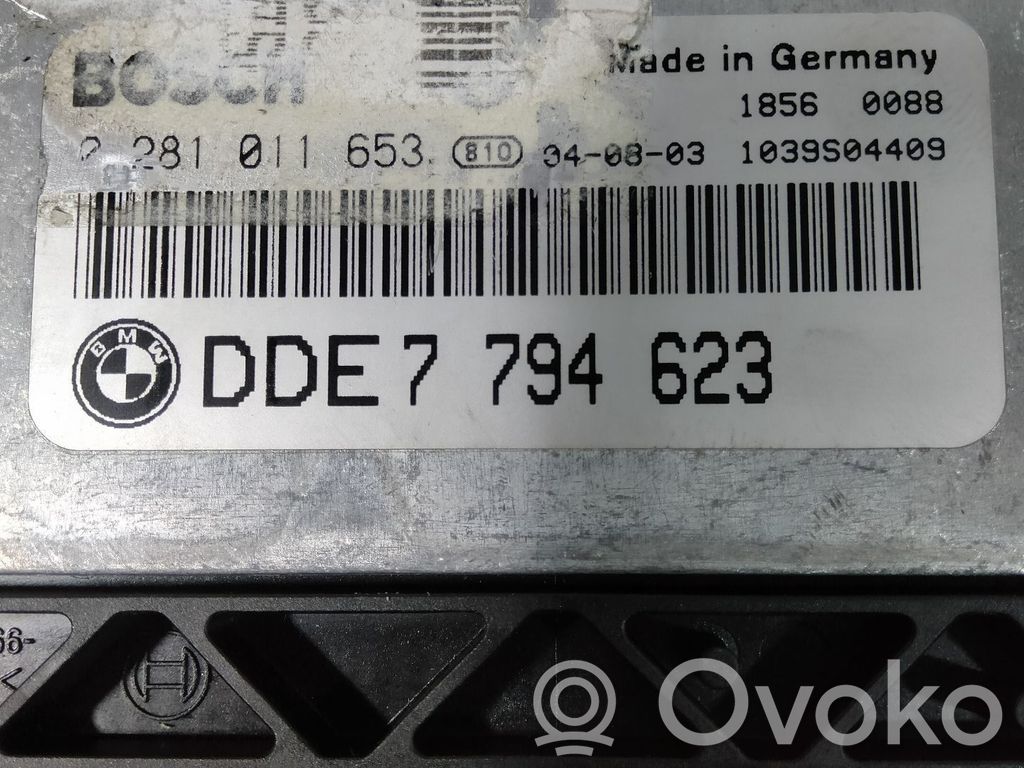 Engine control unit/module   0281011653
