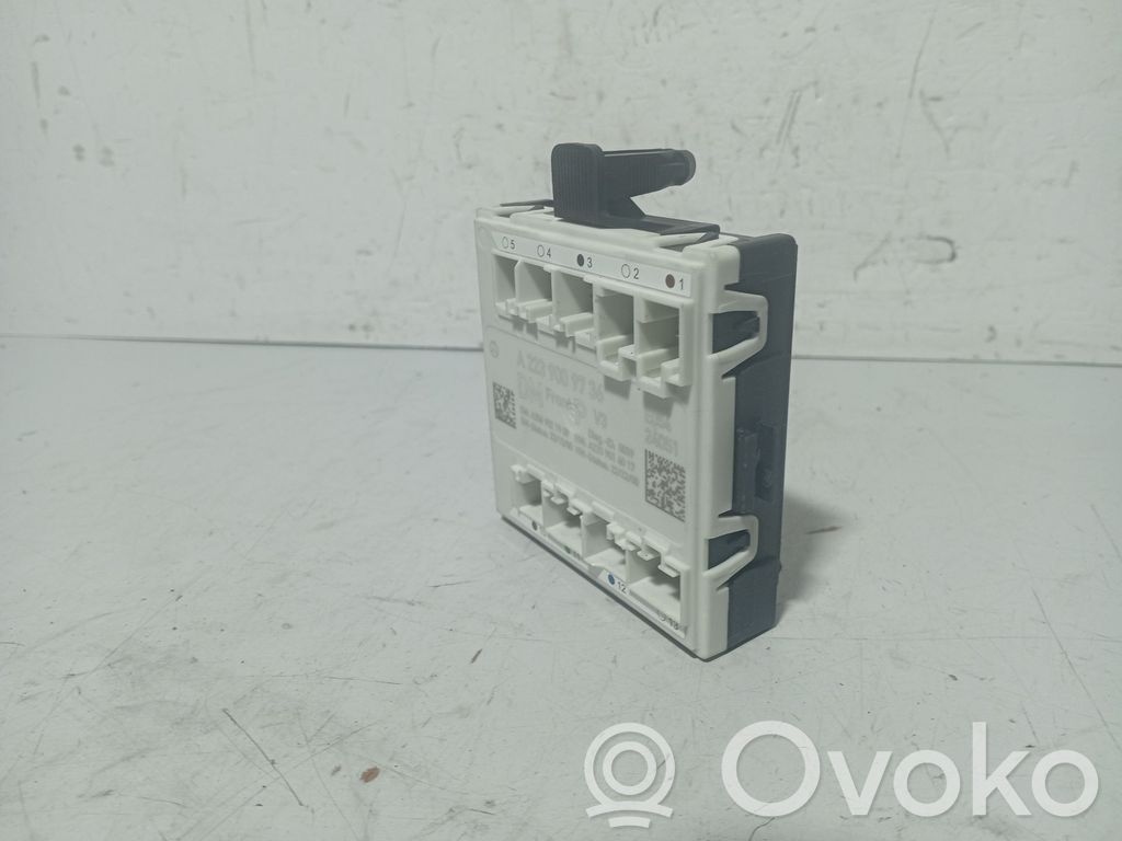 Module de commande de siège   A2069021909,A2239009736,A2239014017