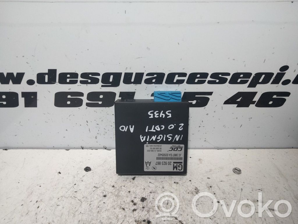 Autres unités de commande / modules   20923867AA