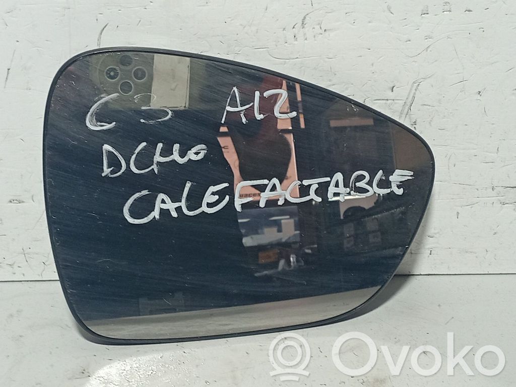 Citroen C3 Spoguļa stikls 