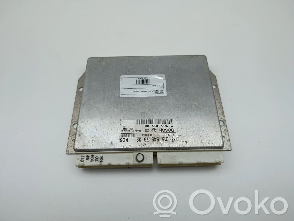 ESP (stability system) control unit   A0155457632,0265106113