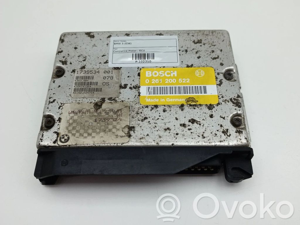 BMW 3 E36 Dzinēja vadības bloks 