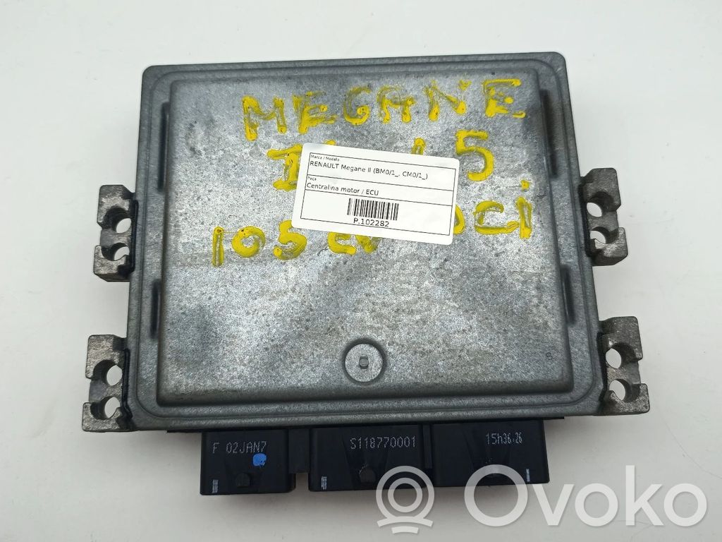 Engine control unit/module   8200659536,S122326110A