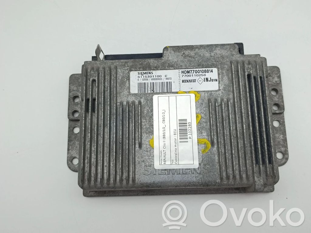 Renault Clio II Engine control unit/module 