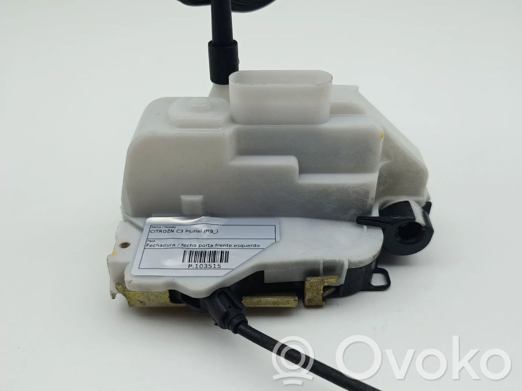 Citroen C3 Pluriel Priekšpusē slēdzene 