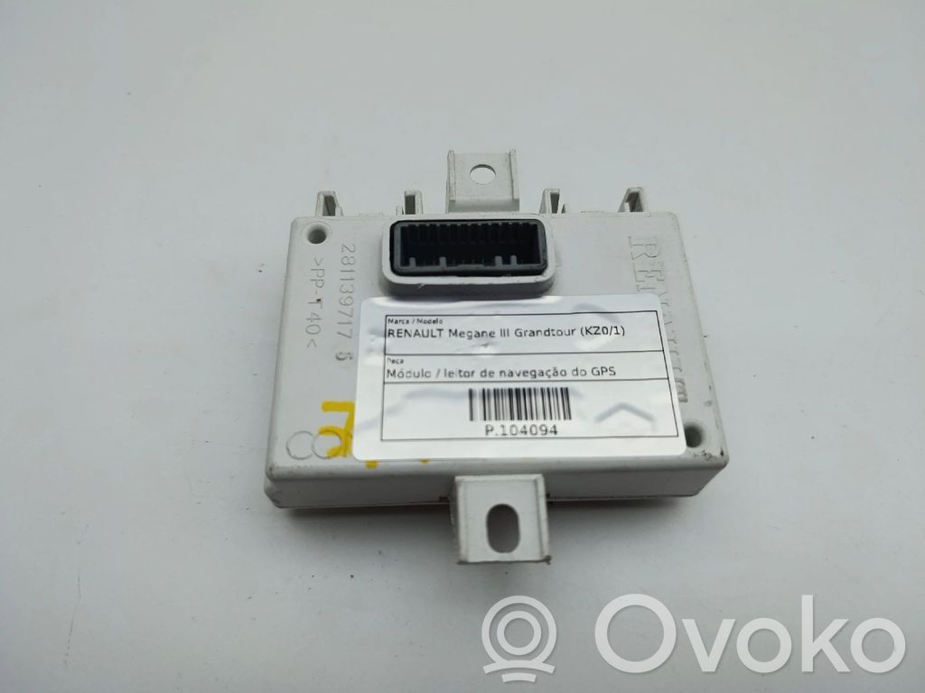 GPS navigation control unit/module   281139717,283463540R
