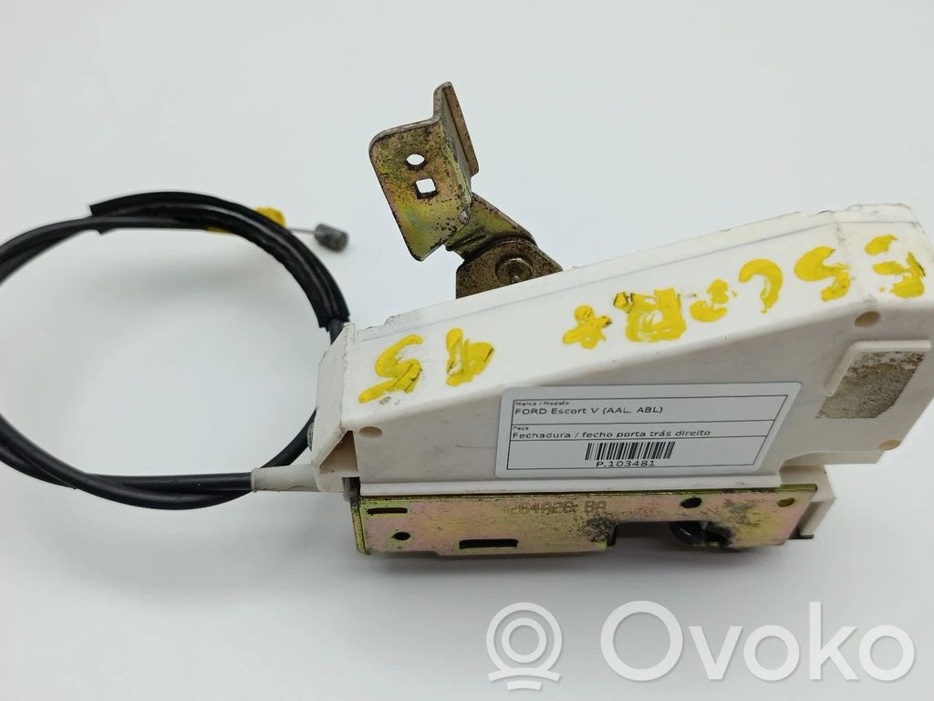 Rear door lock   SEM,INFO