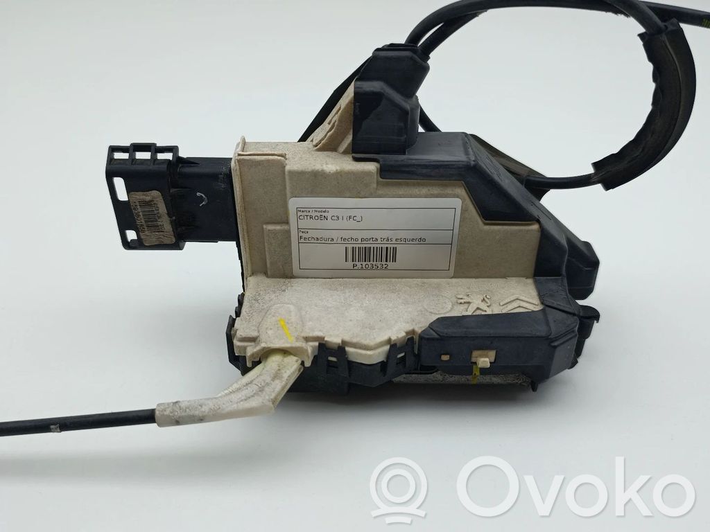 Citroen C3 Rear door lock 