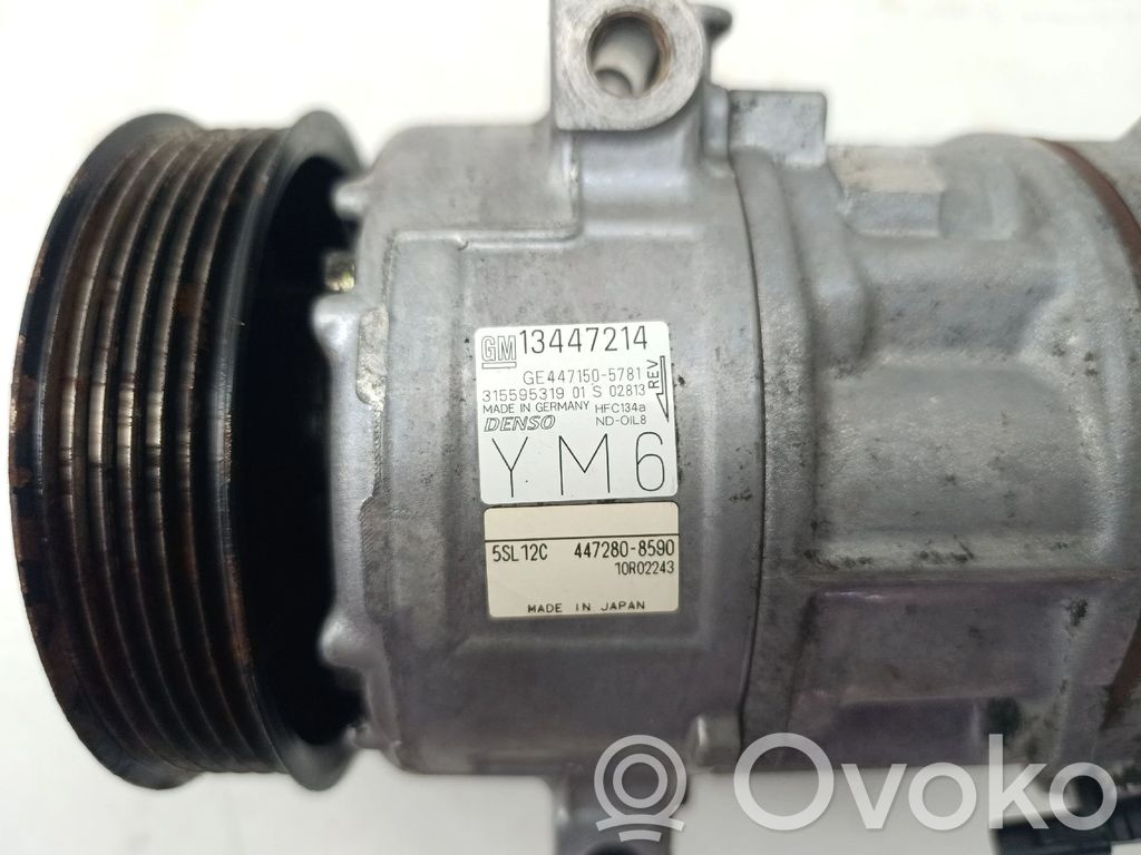 Klimakompressor Pumpe   13447214,315595319,GE4471505781