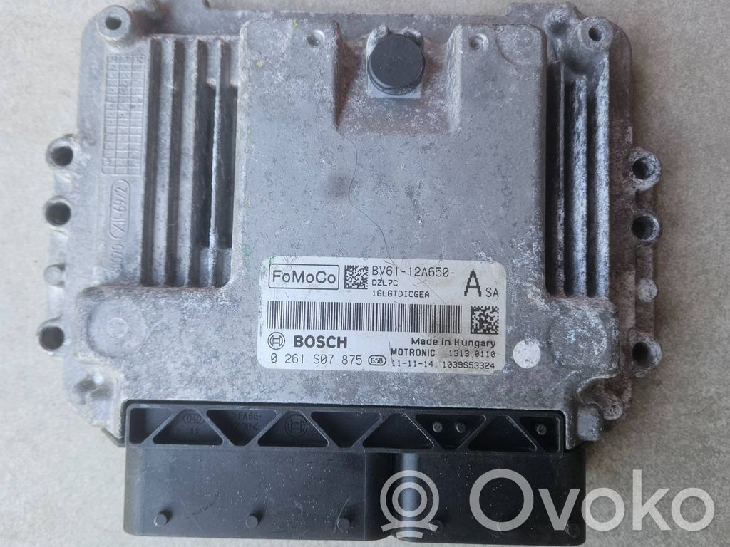 Engine control unit/module   BV6112A650ASA,0261S07875