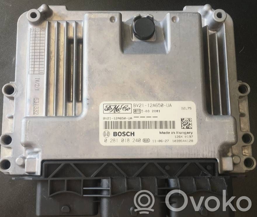 Engine control unit/module ECU   BV2112A650UA,0281018240