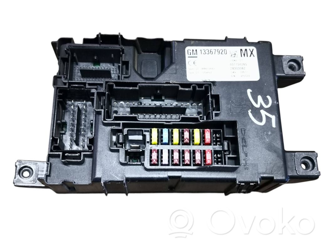 Opel Corsa D Fuse module 