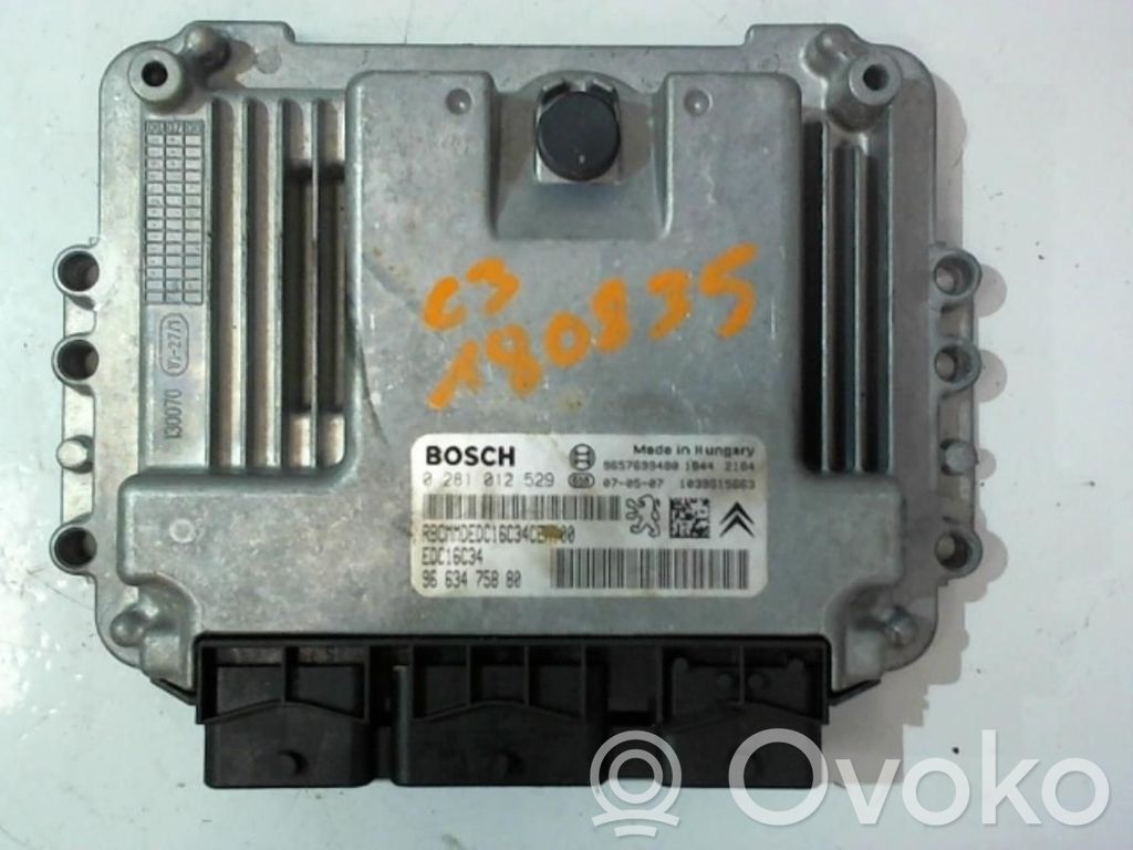 Citroen C3 Engine control unit/module 