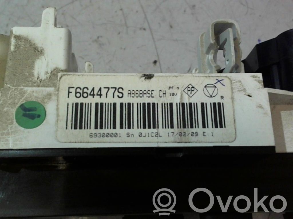 Citroen C3 Climate control unit 