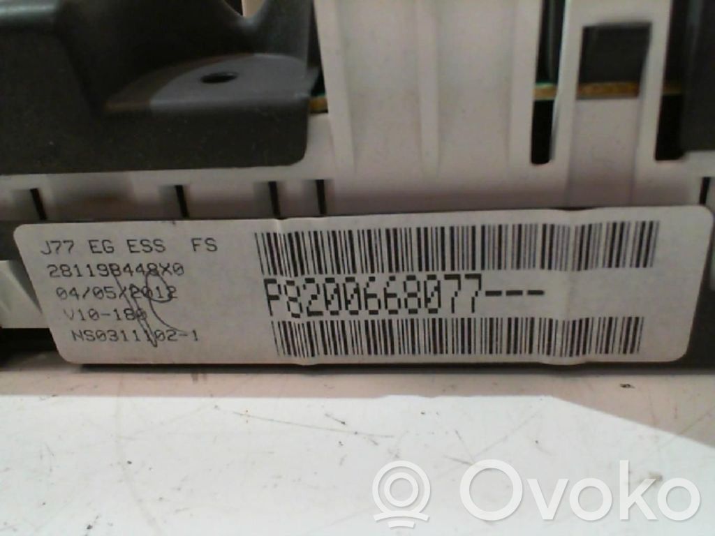 Renault Modus Speedometer (instrument cluster) 