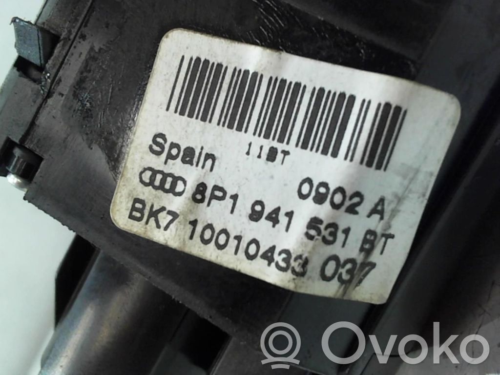Audi A3 S3 A3 Sportback 8P Interruptor de luz 