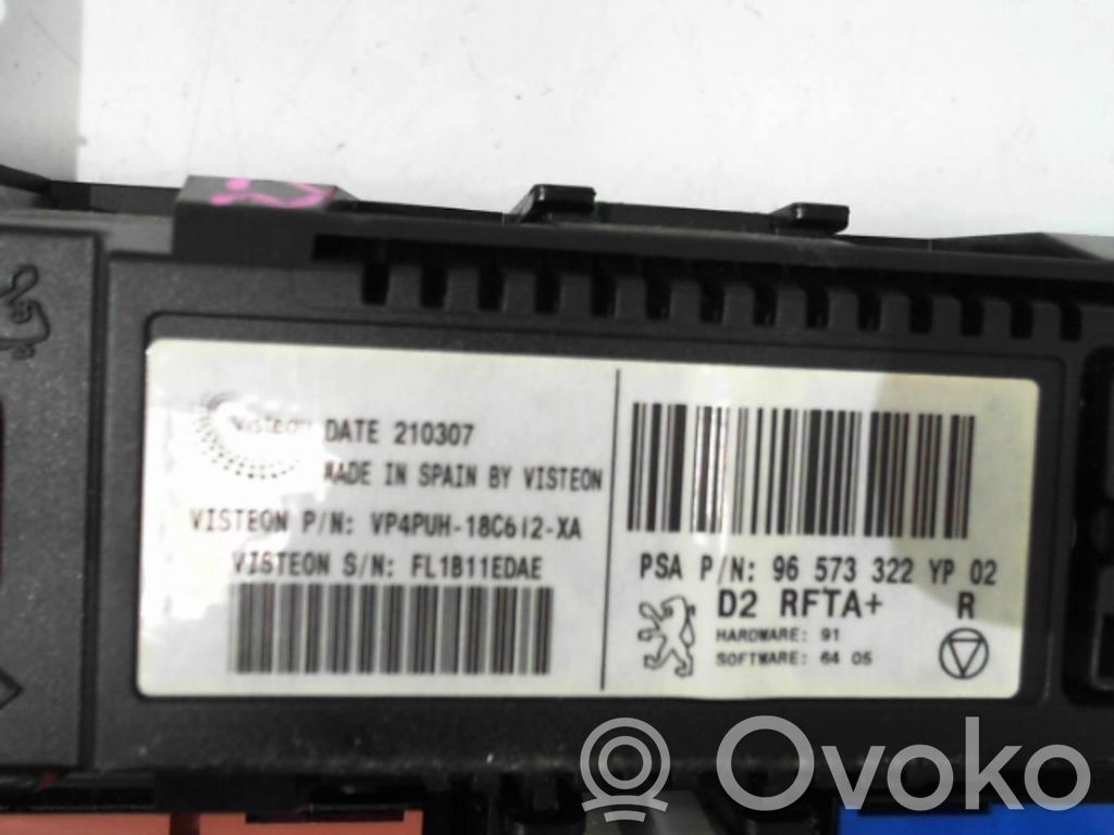 Peugeot 407 Climate control unit 