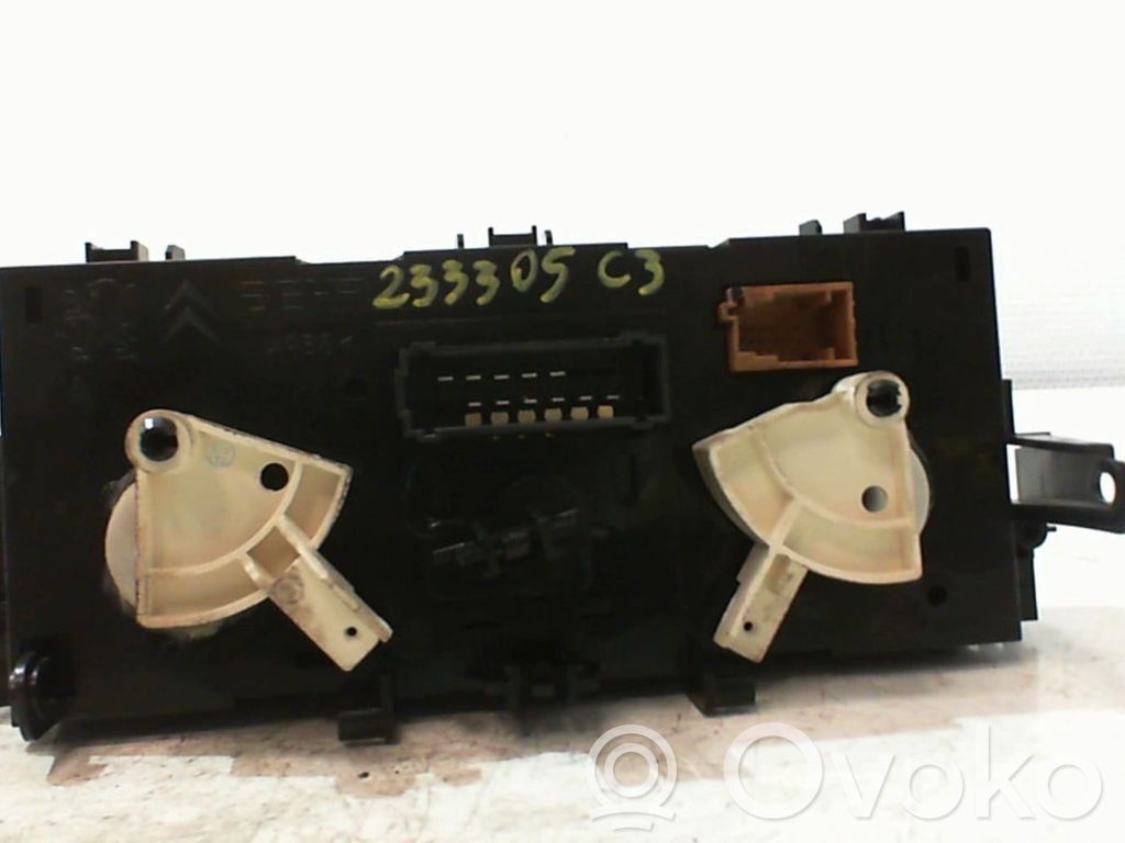 Citroen C3 Climate control unit 
