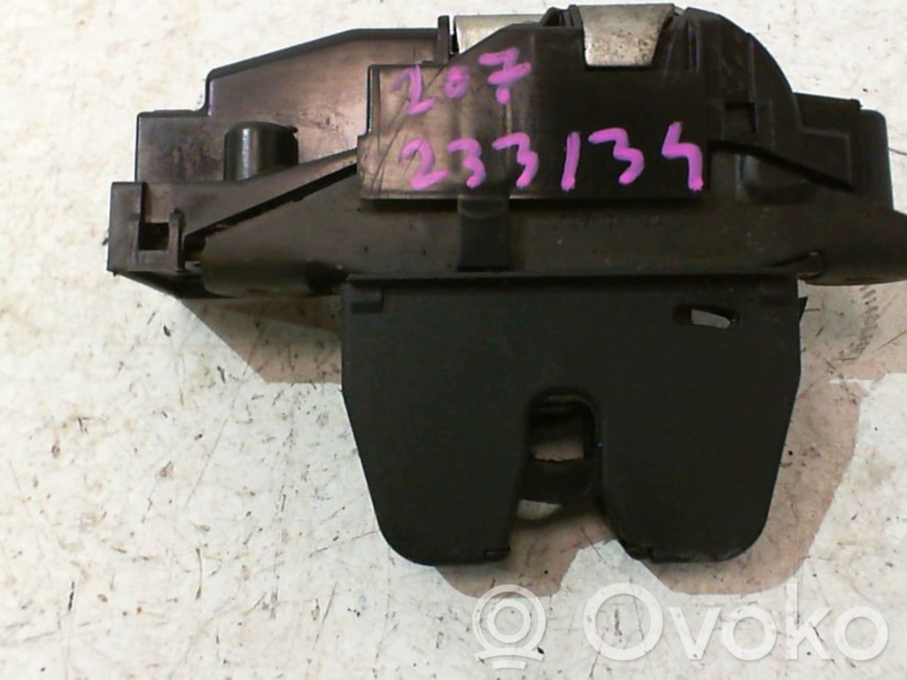 Peugeot 207 Tailgate/trunk/boot lock/catch/latch 