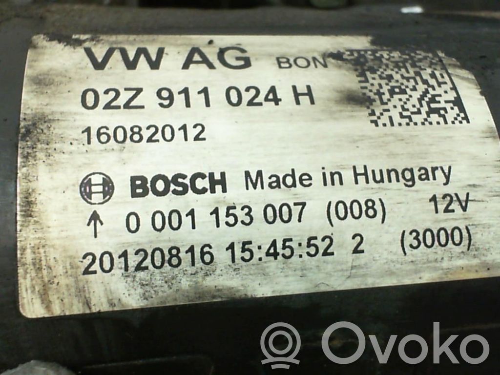 Motor de arranque   02Z911024H