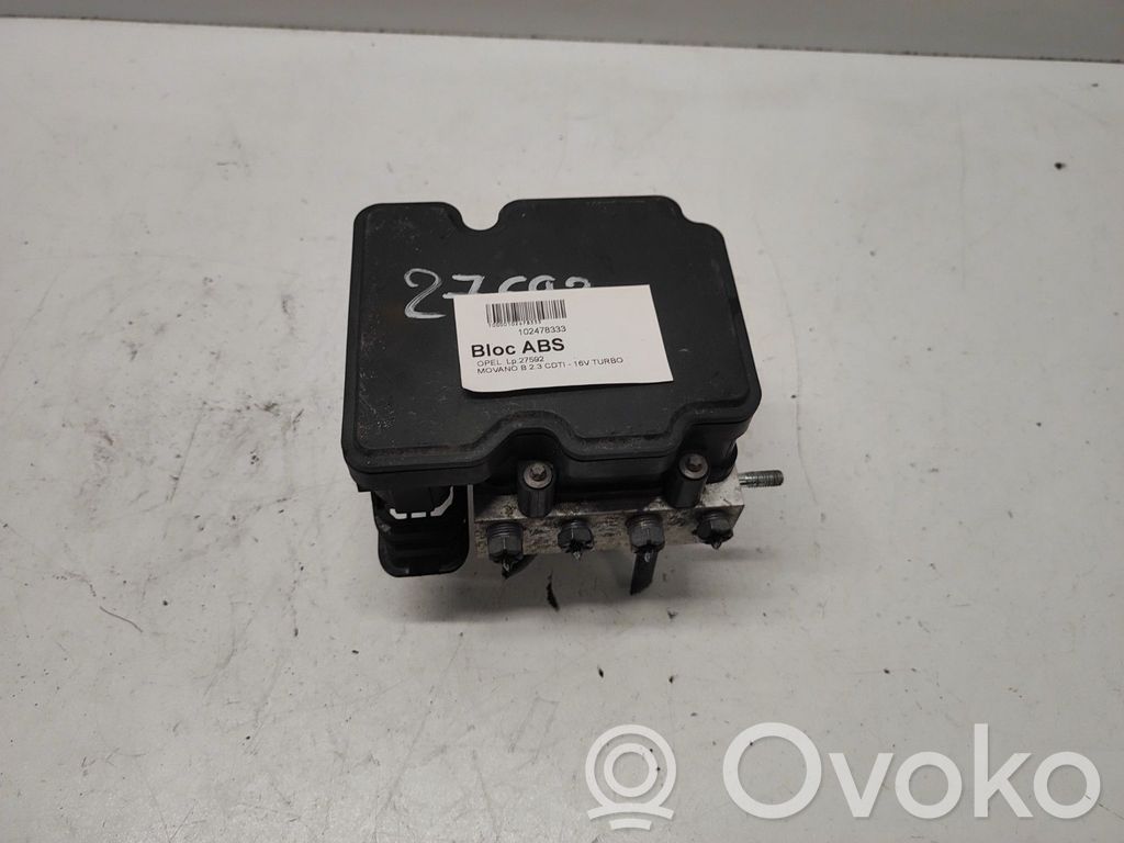 Opel Movano B Bomba de ABS 