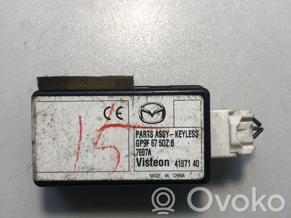 Keyless (KESSY) go control unit/module   GP9F675DZB,GP9F675DZB