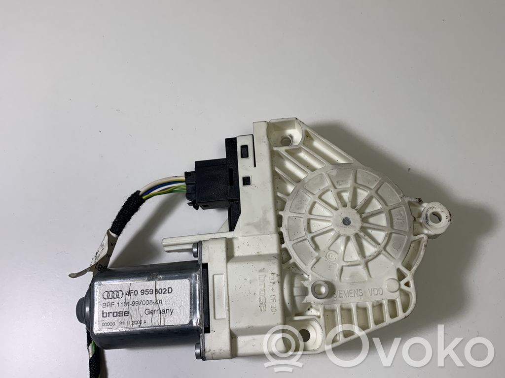 Audi A6 S6 C6 4F Motor del regulador de la ventanilla de la puerta delantera 