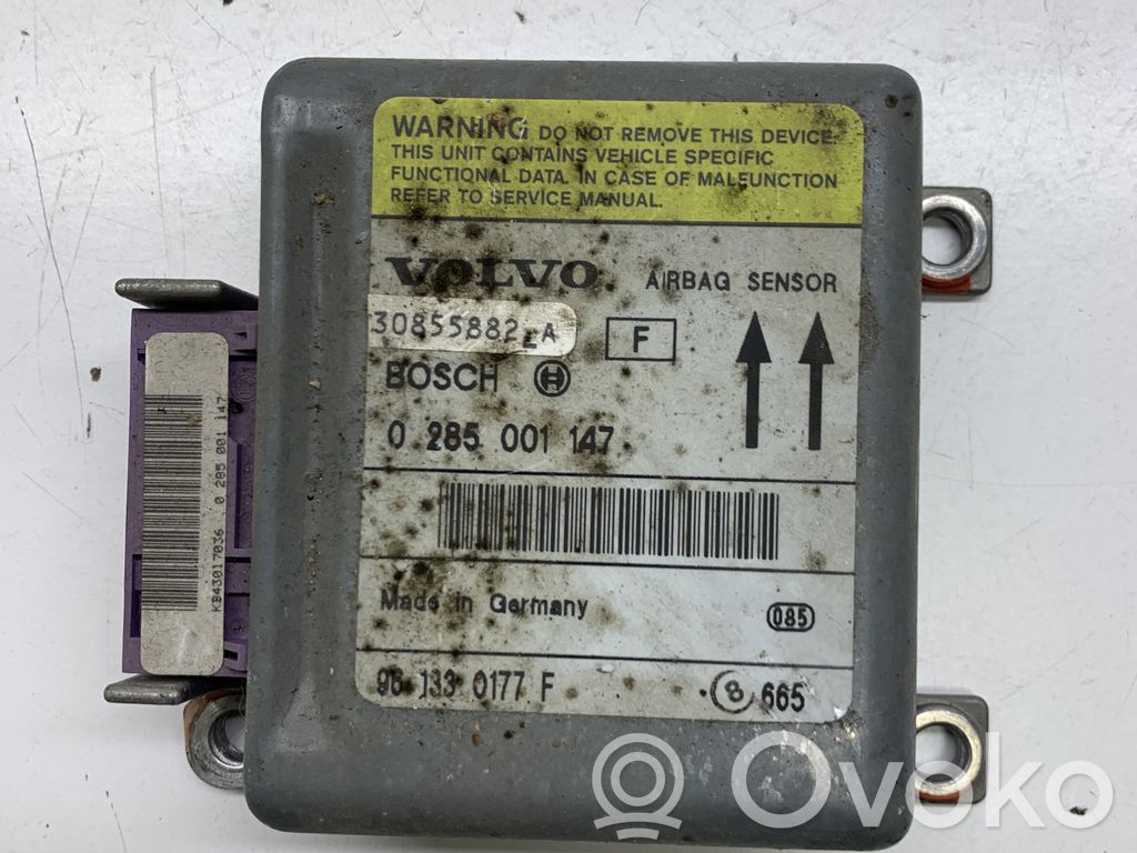 Volvo S40, V40 Airbag control unit/module 