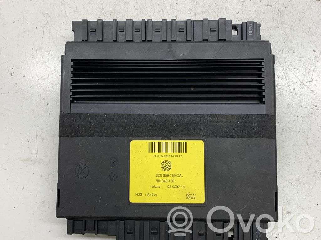 Module de commande de siège   3D0959759CA,901349106