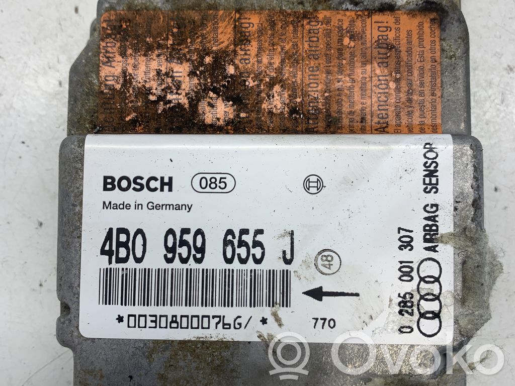 Audi A6 S6 C5 4B Sterownik / Moduł Airbag 