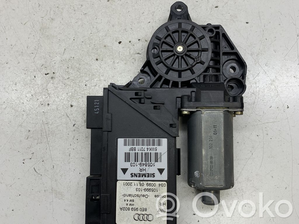 Audi A4 S4 B6 8E 8H Moteur de lève-vitre de porte arrière 