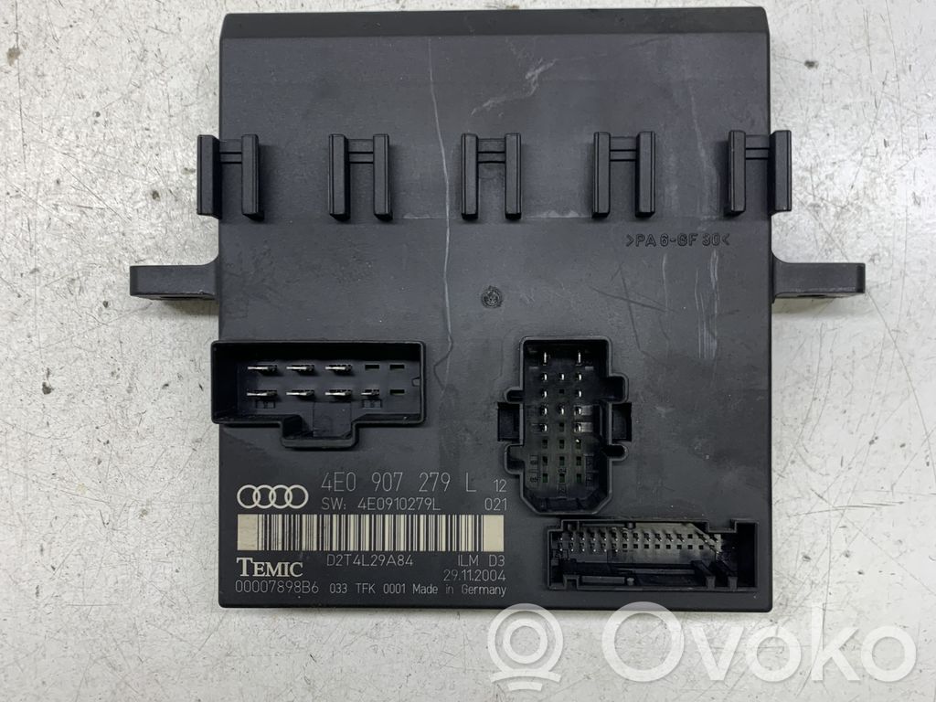 Audi A8 S8 D3 4E Comfort/convenience module 