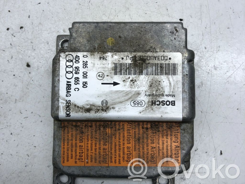 Audi A8 S8 D2 4D Airbagsteuergerät 