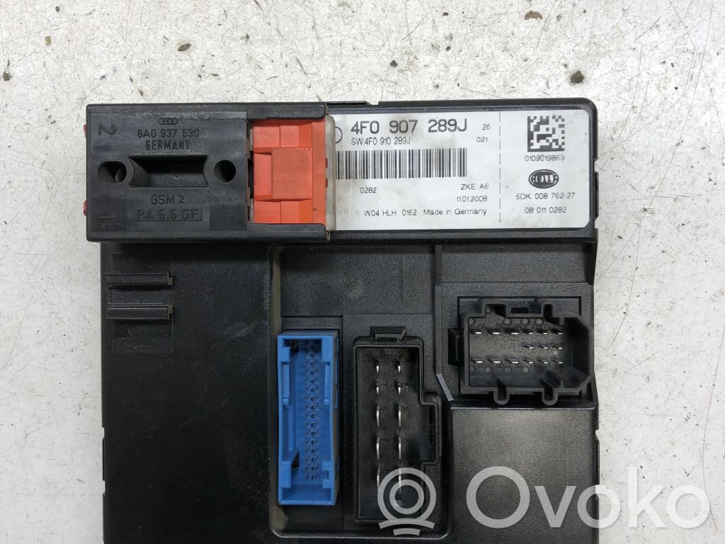 Audi A6 S6 C6 4F Moduł / Sterownik komfortu 