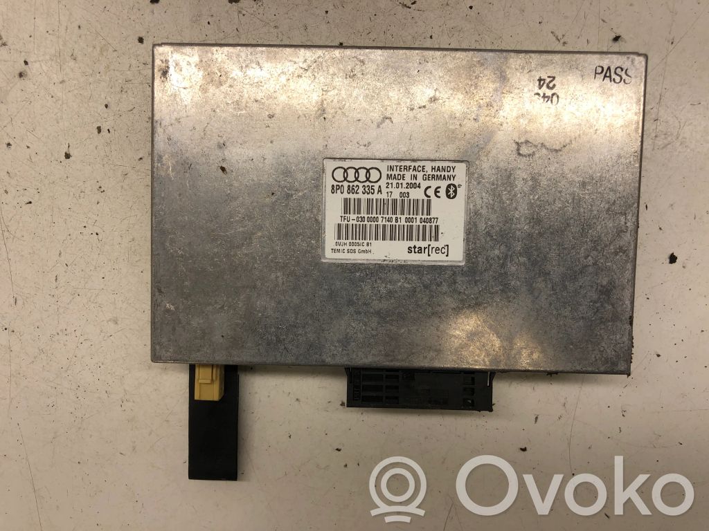 Audi A4 S4 B6 8E 8H Bluetooth control unit module 