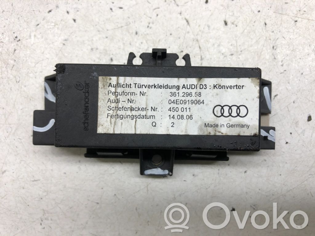 Audi A8 S8 D3 4E Unité de commande module de porte 