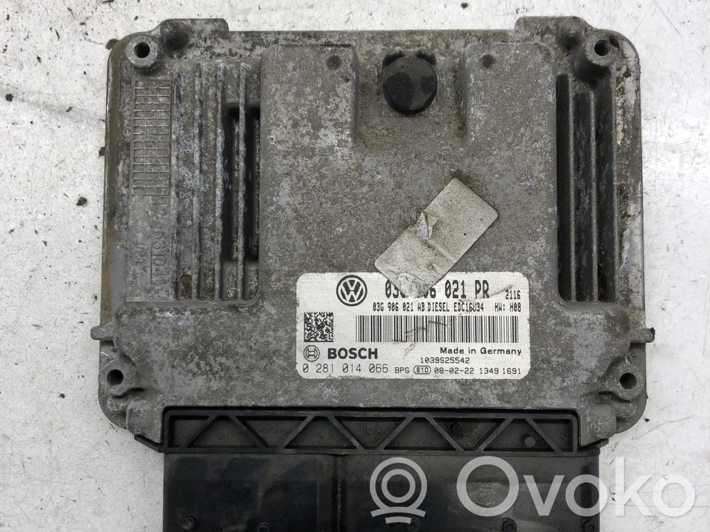 Engine control unit/module   03G906021PR,03G906021AB,0281014066