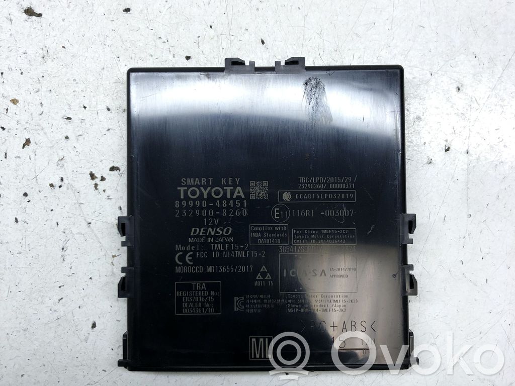 Lexus RX 450H Moduł / Sterownik systemu uruchamiania bezkluczykowego 
