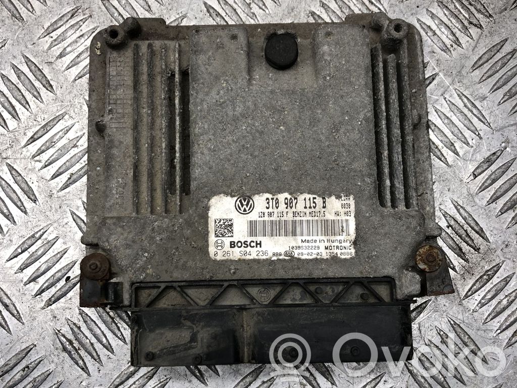 Engine control unit/module   3T0907115B,1Z0907115F,0261S04236