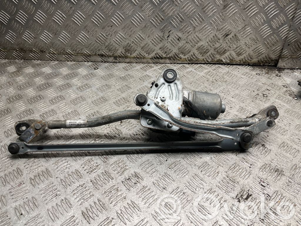 Audi A6 S6 C6 4F Mechanizm i silniczek wycieraczek szyby przedniej / czołowej 