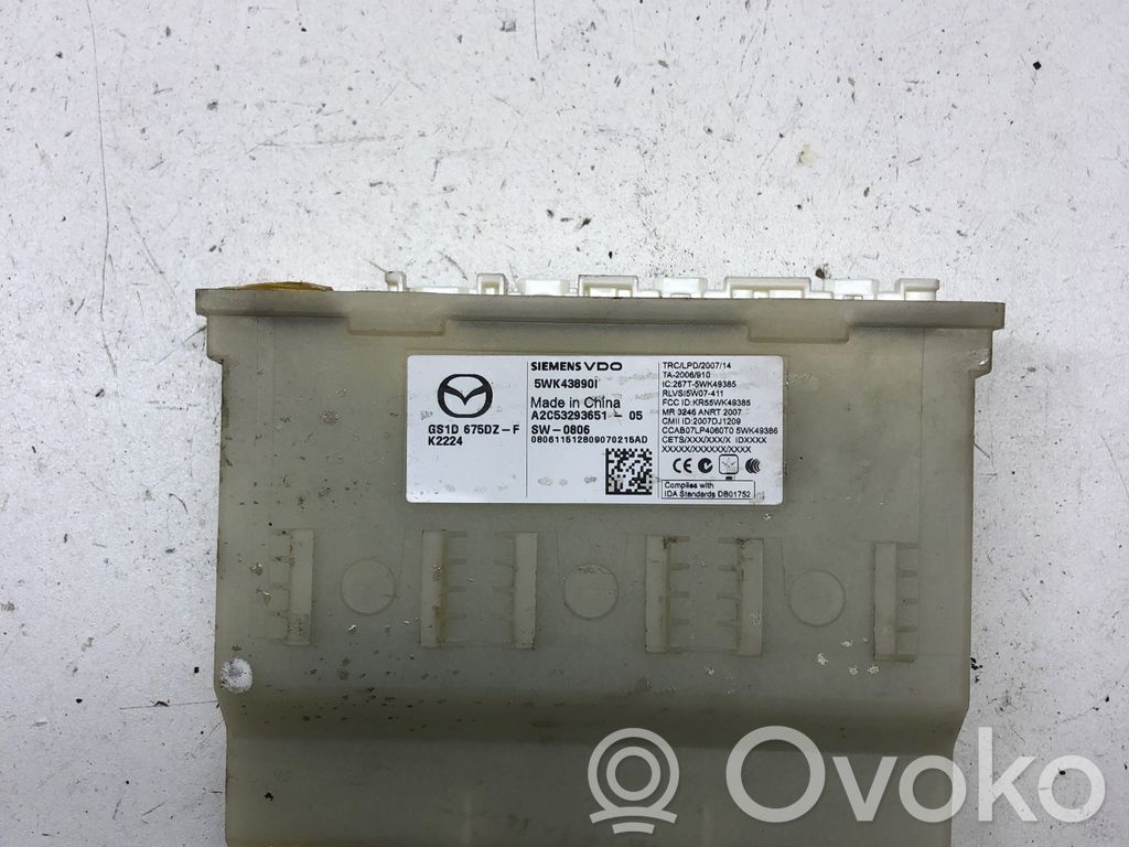 Mazda 6 Inne komputery / moduły / sterowniki 