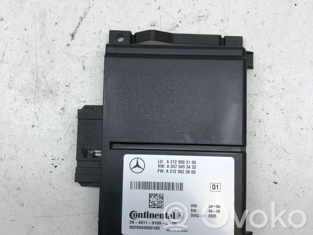 Mercedes-Benz E W212 Autres unités de commande / modules 