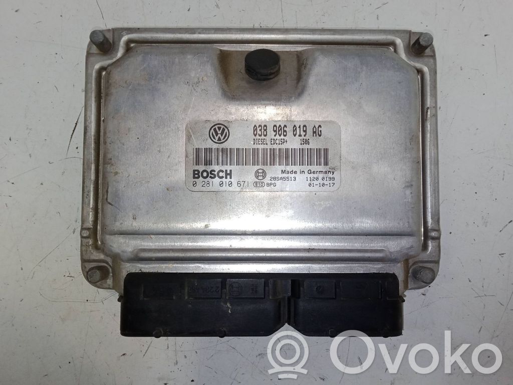 Volkswagen Polo III 6N 6N2 6NF Motorsteuergerät/-modul 