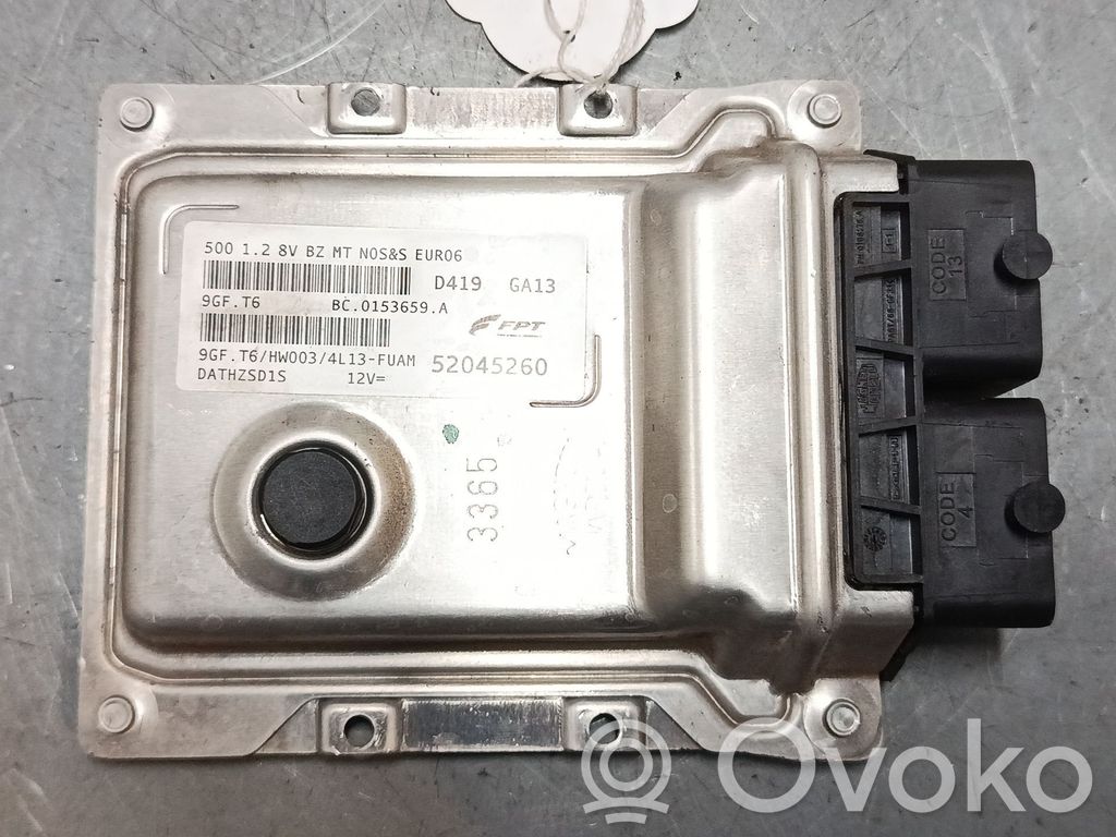 Engine control unit/module   52045260,9GFT6,BC0153659A