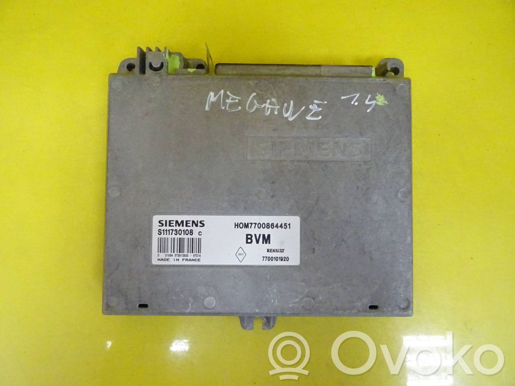 Renault Megane I Moottorin ohjainlaite/moduuli 