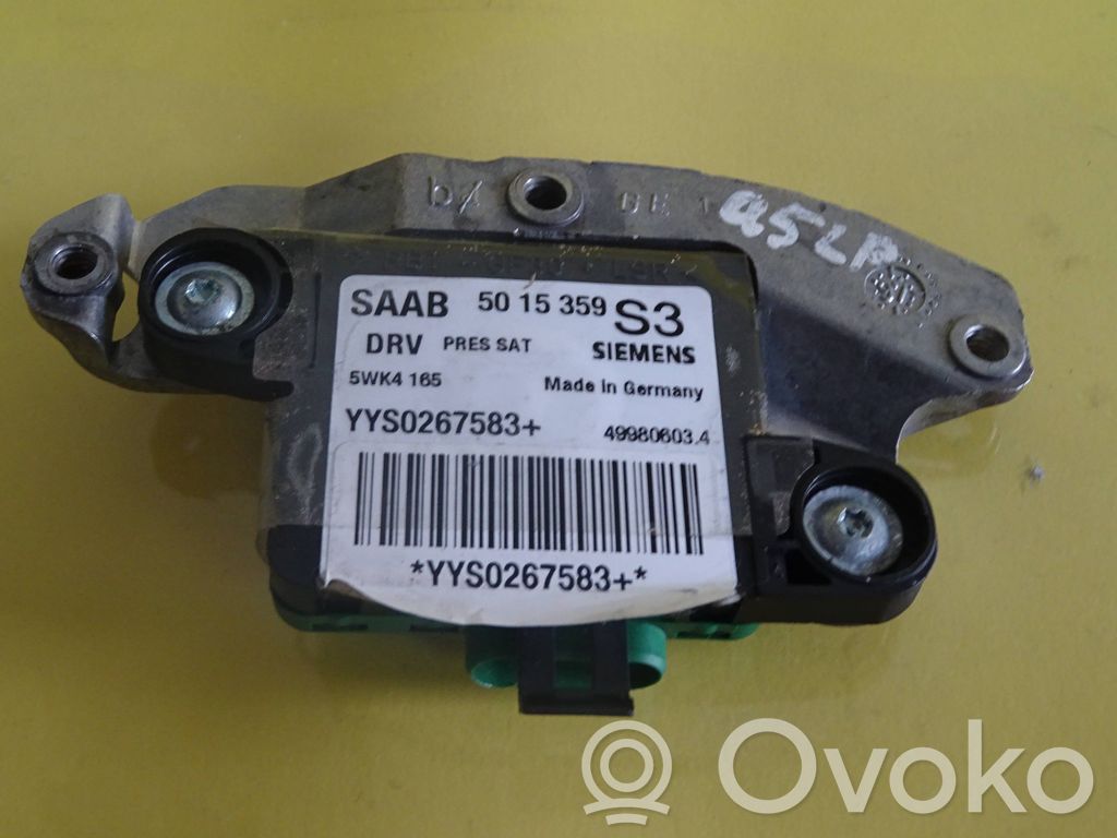 Saab 9-5 Airbagsensor Crashsensor Drucksensor 