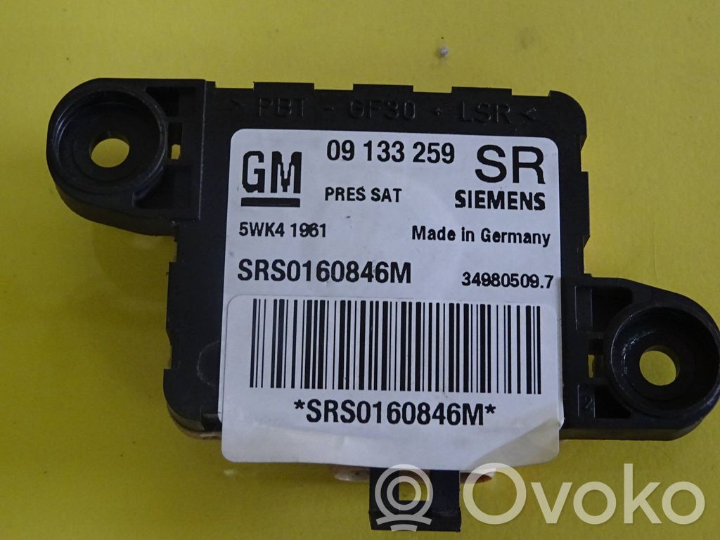 Opel Astra G Airbagsensor Crashsensor Drucksensor 